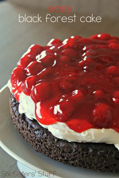 EASY Black Forest Cake