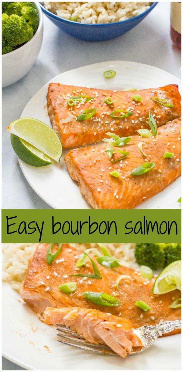 Easy bourbon salmon