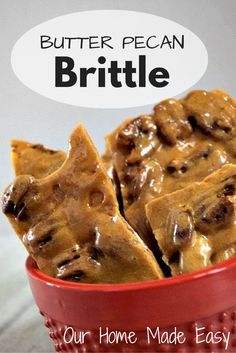 Easy Butter Pecan Brittle