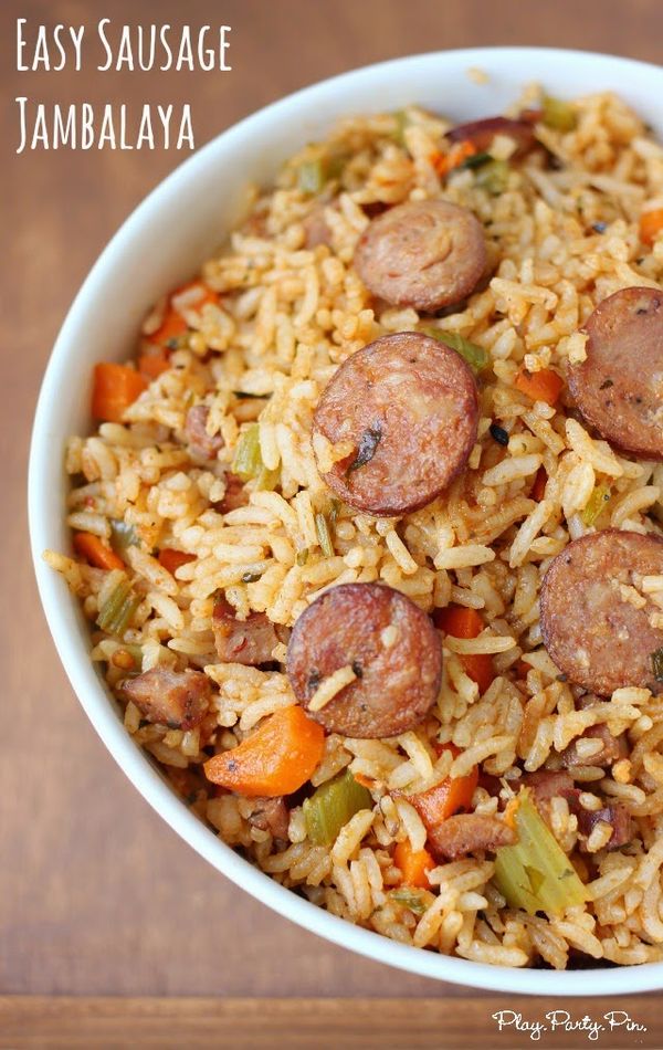 Easy Cajun Sausage Jambalaya