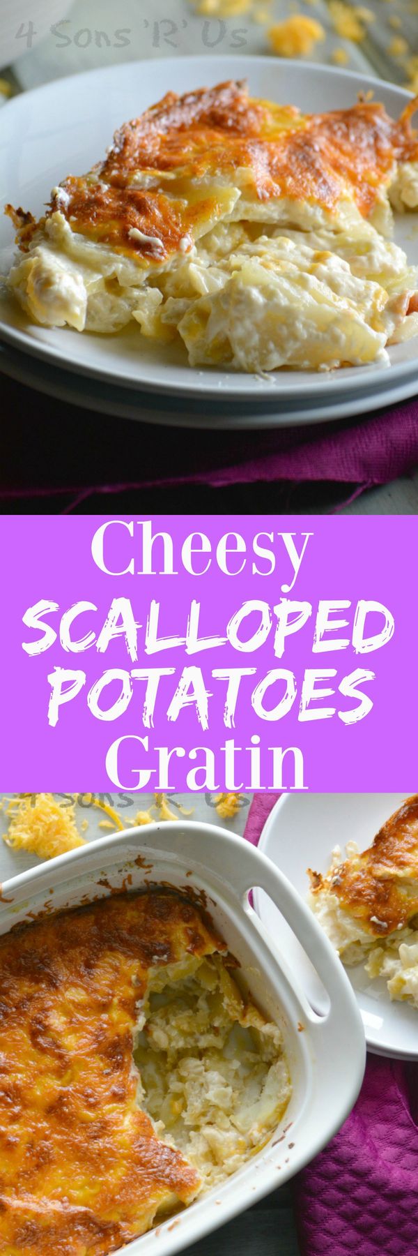 Easy, Cheesy Scalloped Potatoes Gratin