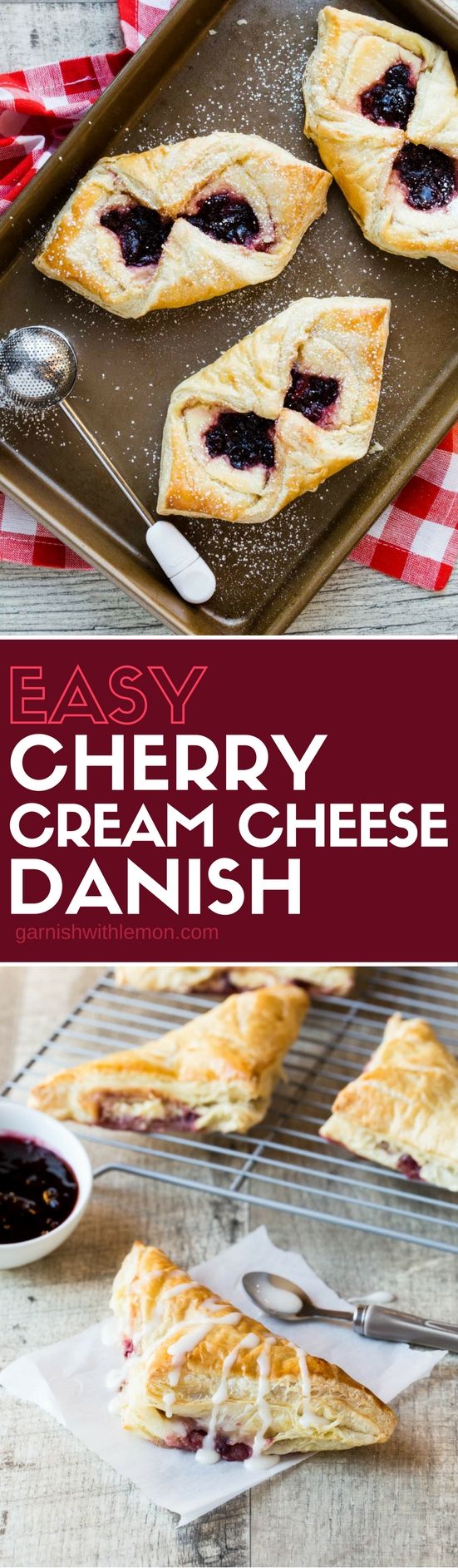 Easy Cherry Cream Cheese Danish