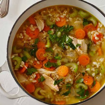 Easy Chicken and Rice Soup | Eat This Not That