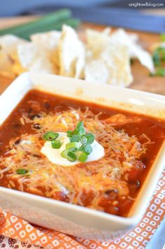 Easy Chicken Enchilada Soup