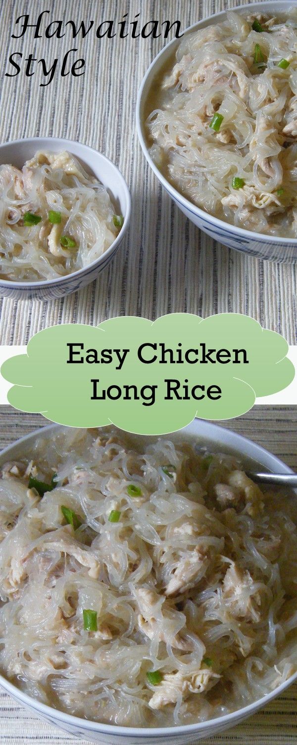 Easy Chicken Long Rice