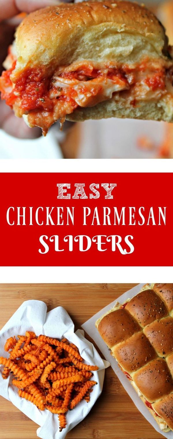 EASY Chicken Parmesan Sliders