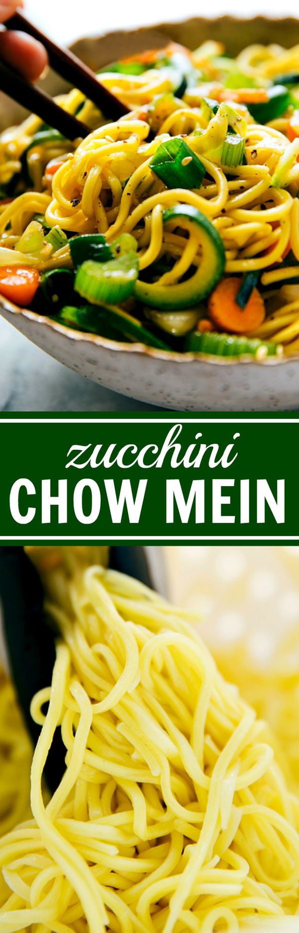 Easy Chow Mein with Spiralized Zucchini