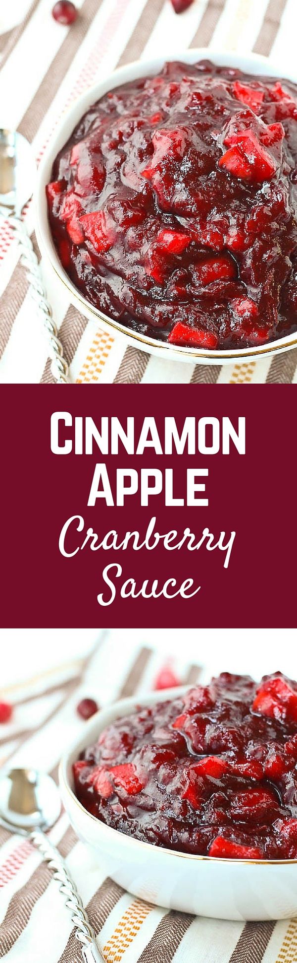 Easy Cinnamon Apple Cranberry Sauce