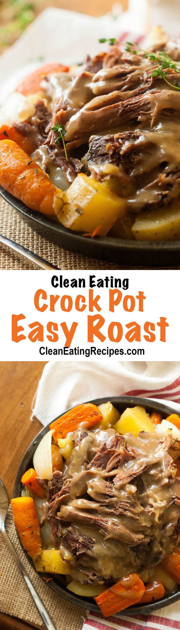 Easy Clean Eating Pot Roast Crock Pot