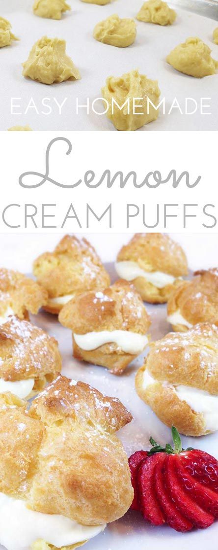 Easy Cream Puffs w/Lemon Filling