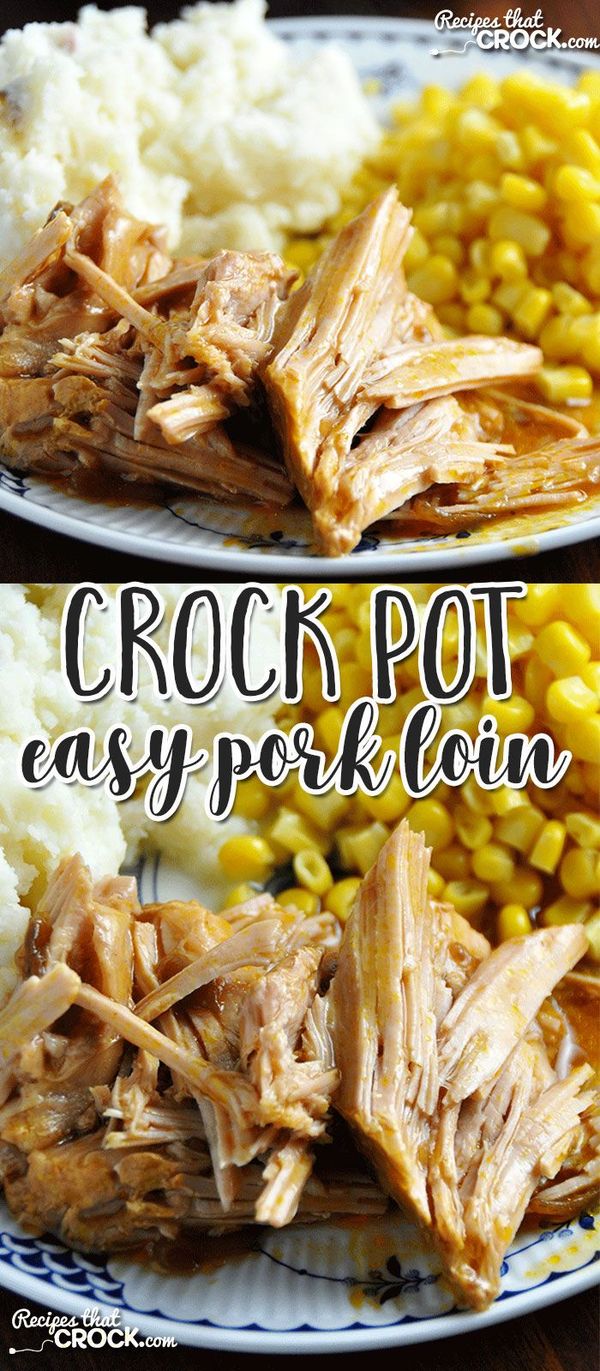 Easy Crock Pot Pork Loin