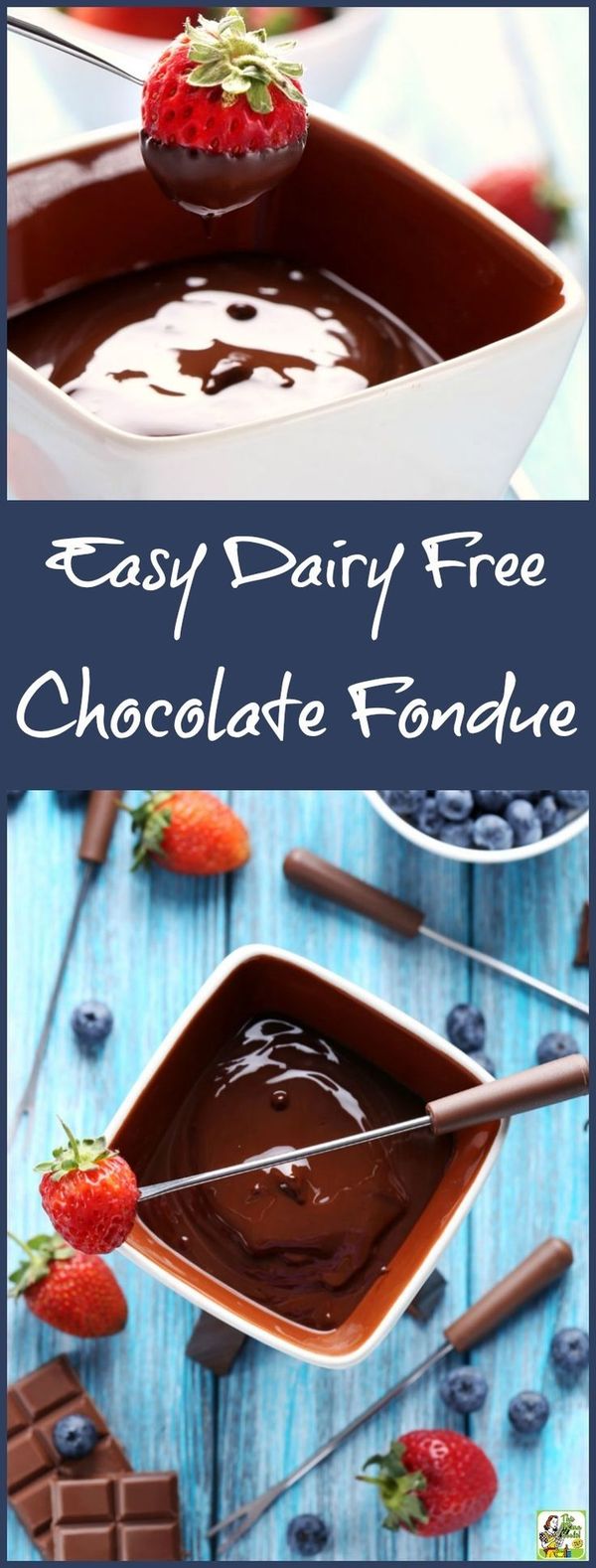 Easy Dairy Free Chocolate Fondue