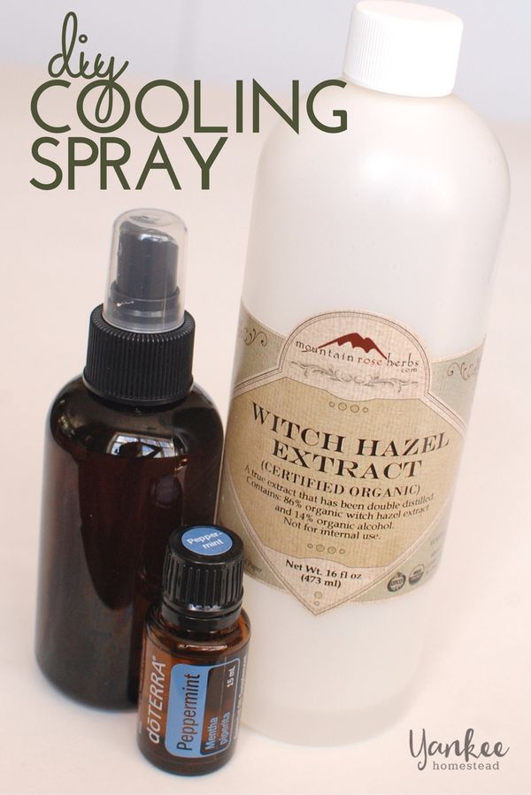 Easy DIY Cooling Spray