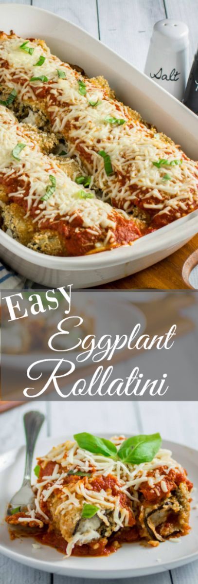 Easy Eggplant Rollatini