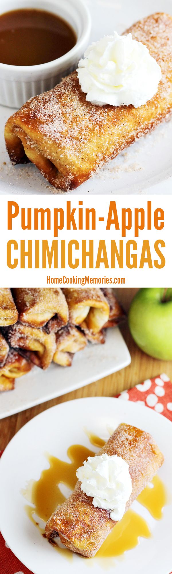 Easy Fall Dessert: Pumpkin-Apple Chimichanga