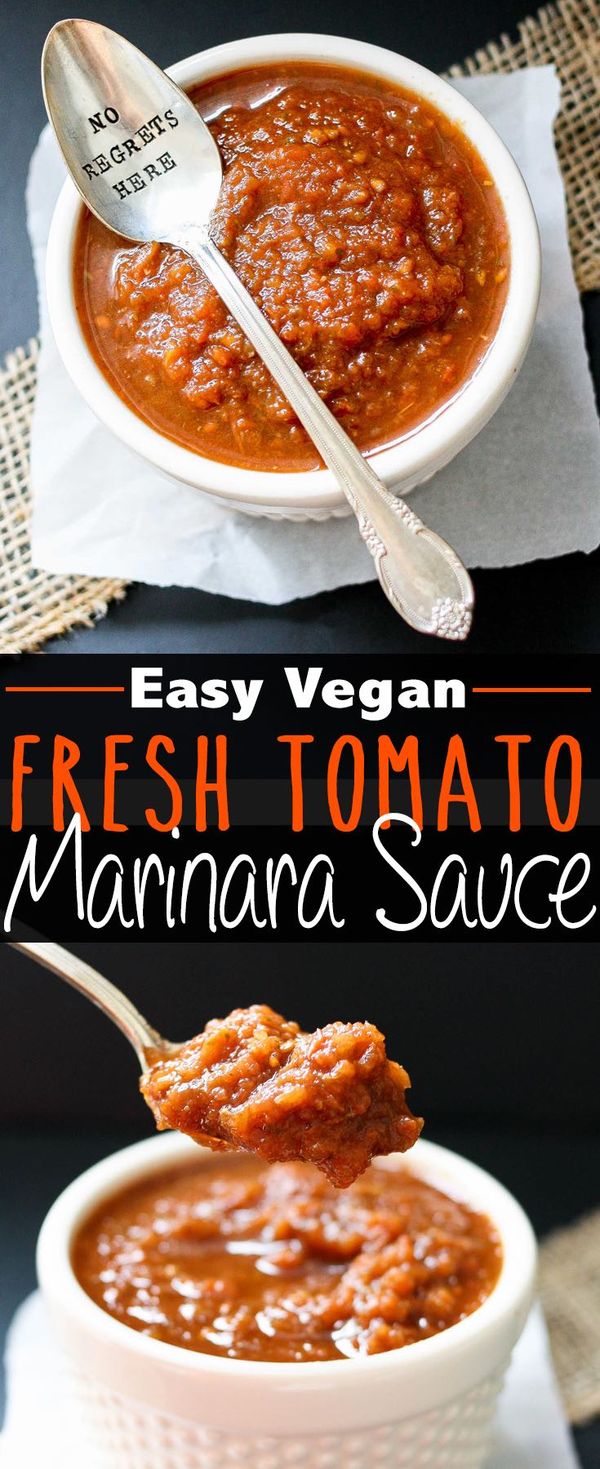 Easy Fresh Tomato Marinara Sauce