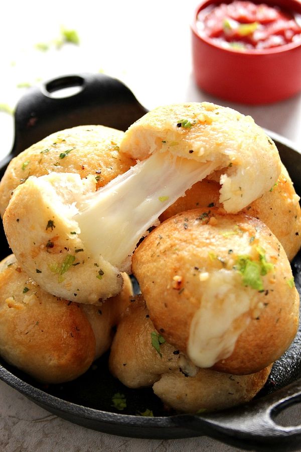 Easy Garlic Cheese Bombs Recipe Card