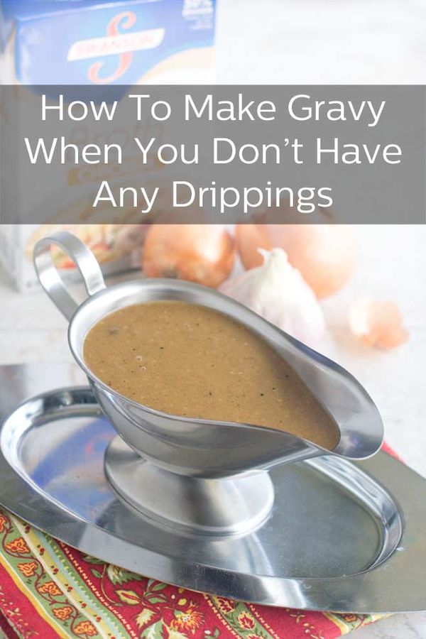 Easy Gravy Without Drippings