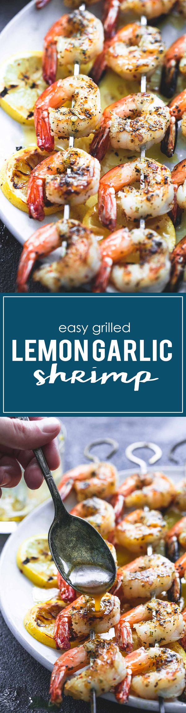 Easy Grilled Lemon Garlic Shrimp