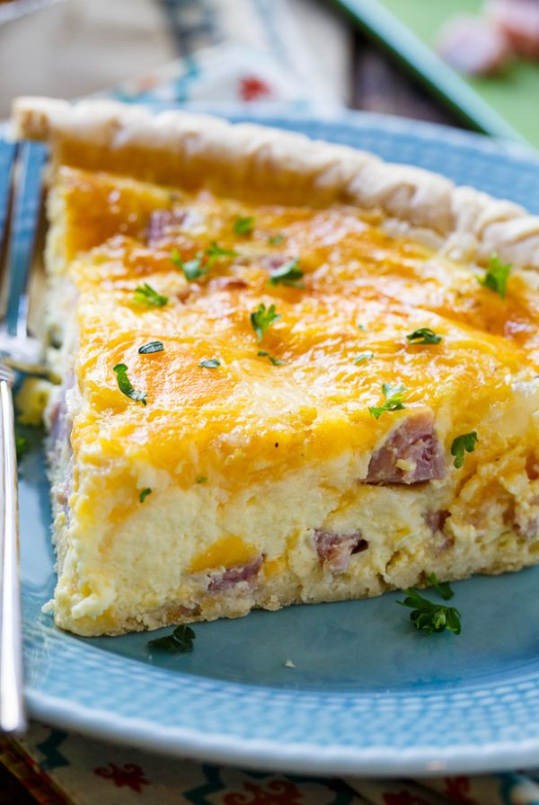 Easy Ham and Cheese Quiche