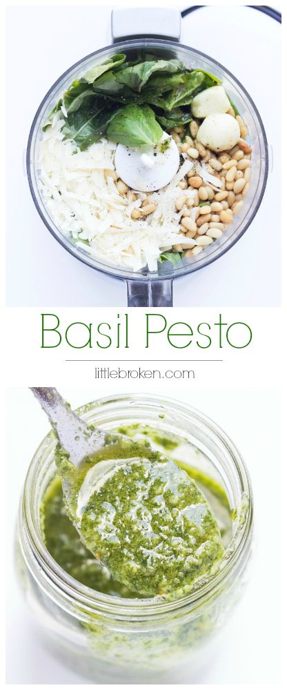 Easy Homemade Basil Pesto