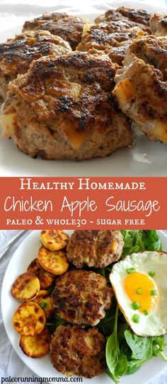 Easy Homemade Chicken Apple Sausage (Paleo & Whole30