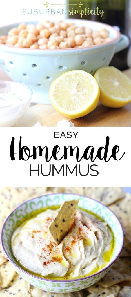 Easy Homemade Hummus