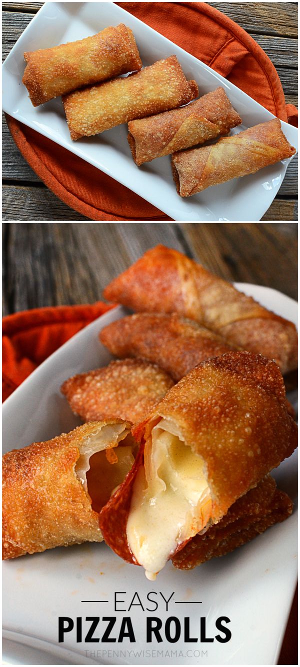 Easy Homemade Pizza Rolls