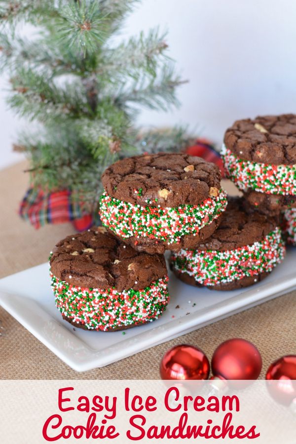 Easy Ice Cream Cookie Sandwiches