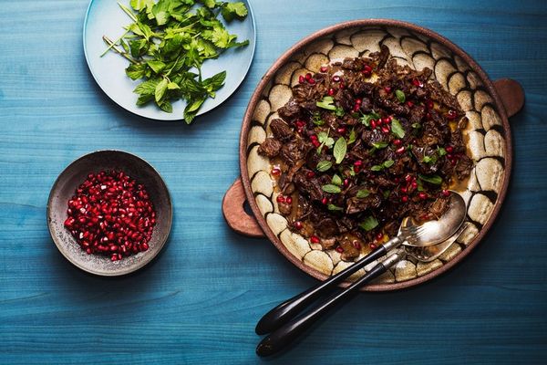 Easy Lamb Tagine With Pomegranate