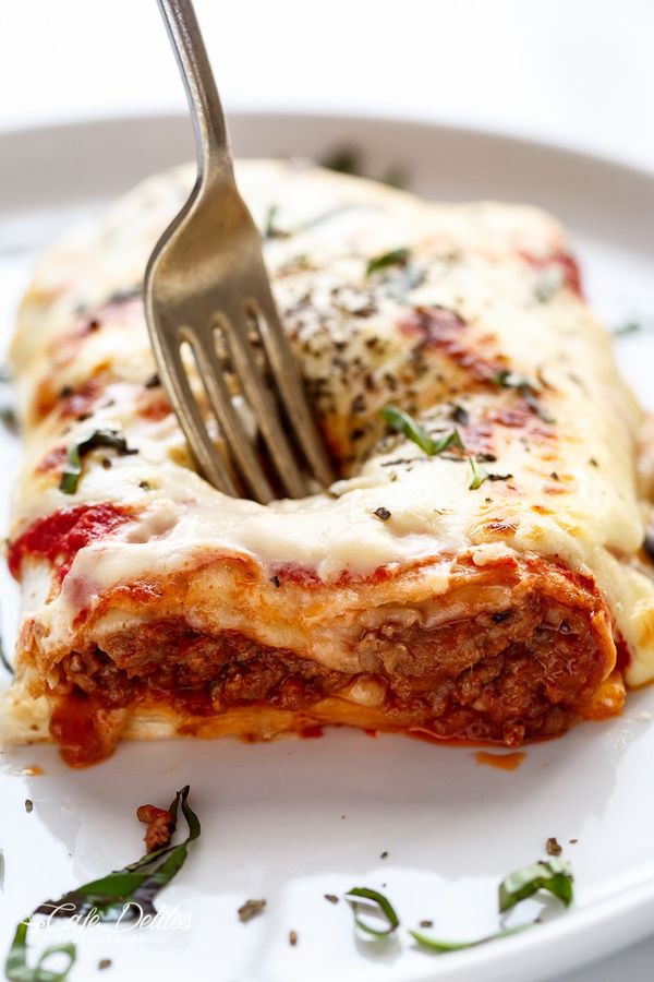 Easy Lasagna Stuffed Burritos