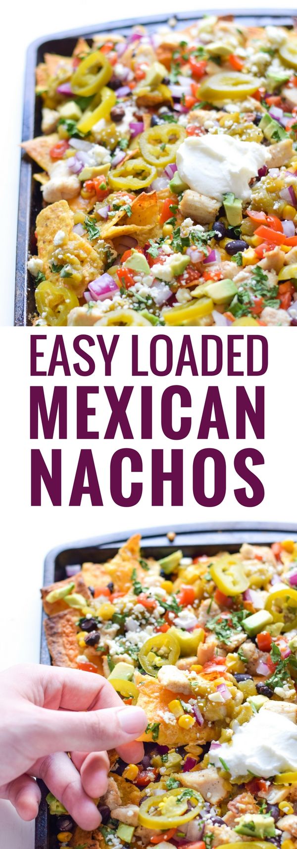 Easy Loaded Mexican Nachos