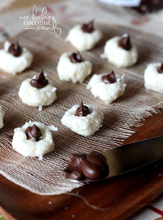 Easy No Bake Coconut Candy