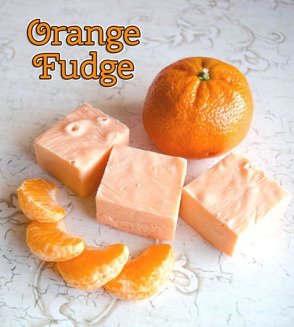 Easy Orange Microwave Fudge