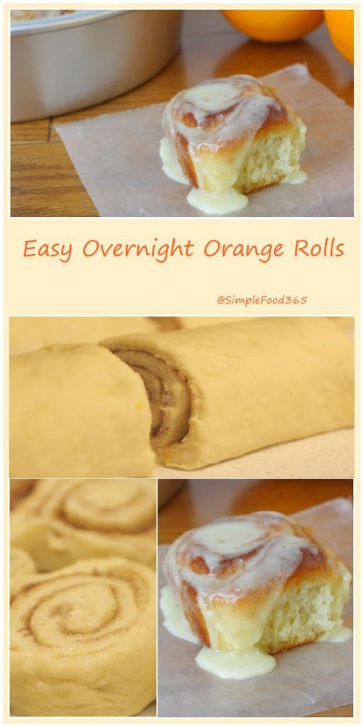 Easy Overnight Orange Breakfast Rolls