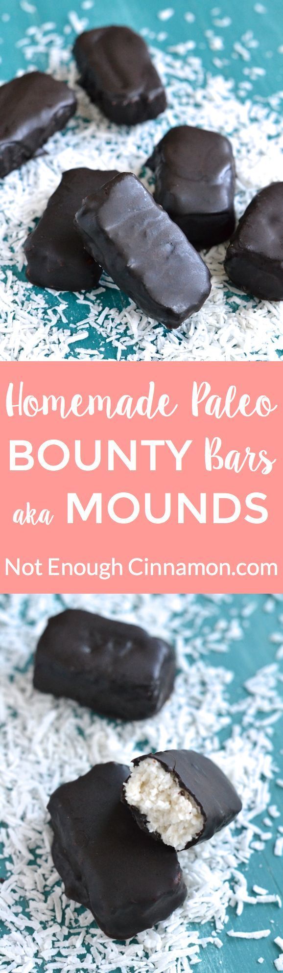 Easy Paleo Bounty Bars aka Mounds