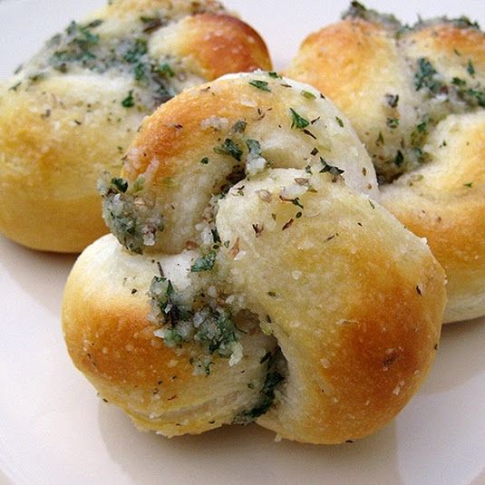 Easy Parmesan Knots