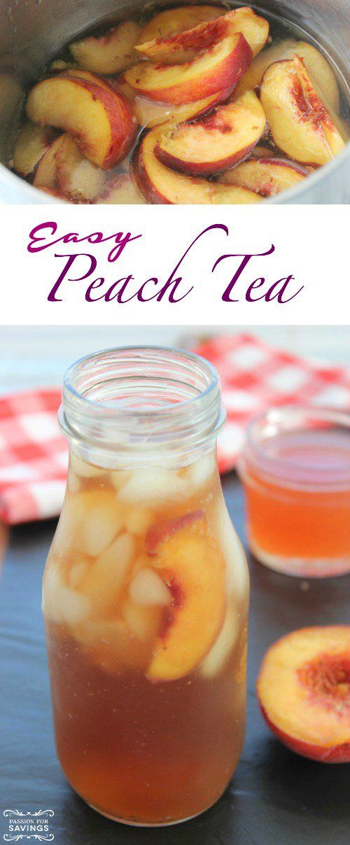 Easy Peach Tea