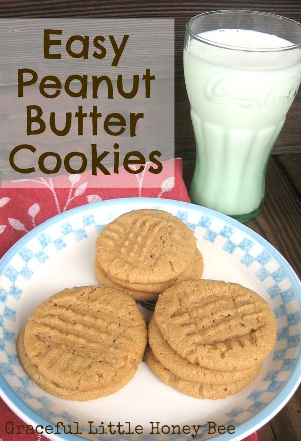 Easy Peanut Butter Cookies