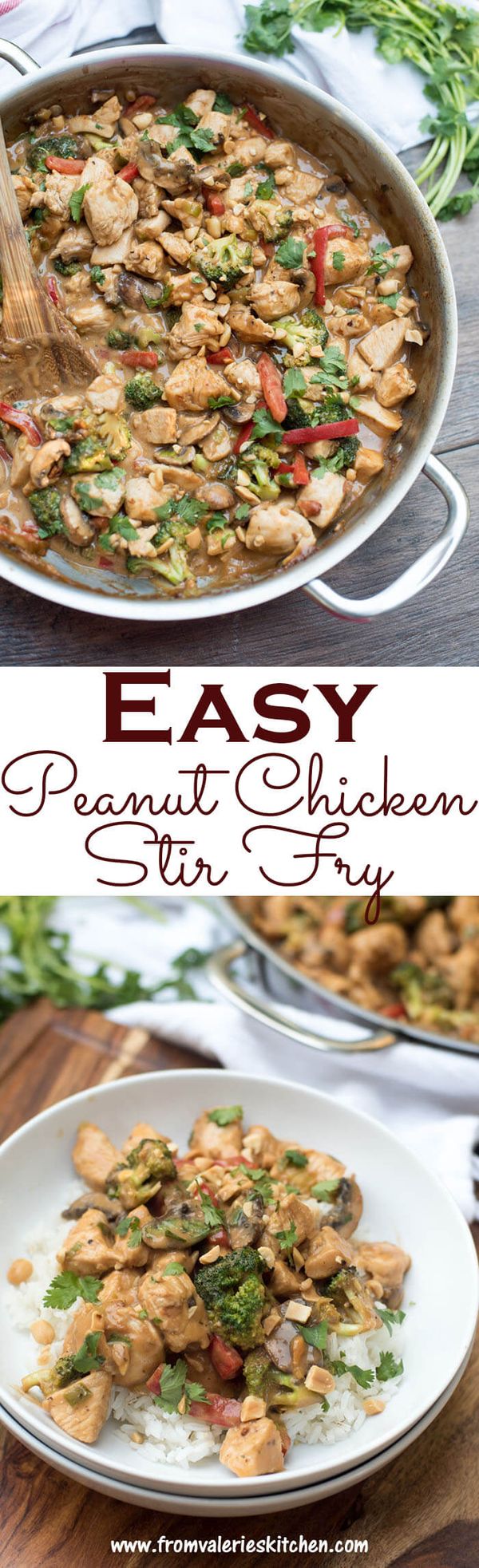 Easy Peanut Chicken Stir Fry