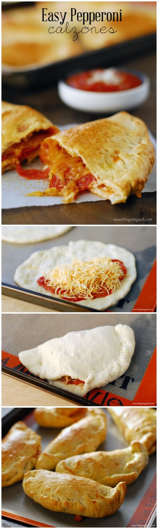 Easy Pepperoni Calzone