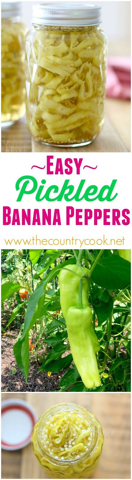 Easy Pickled Banana Peppers