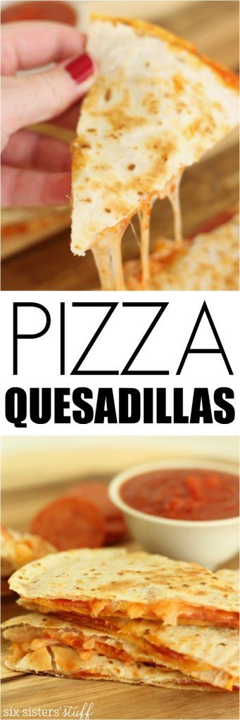 Easy Pizza Quesadillas