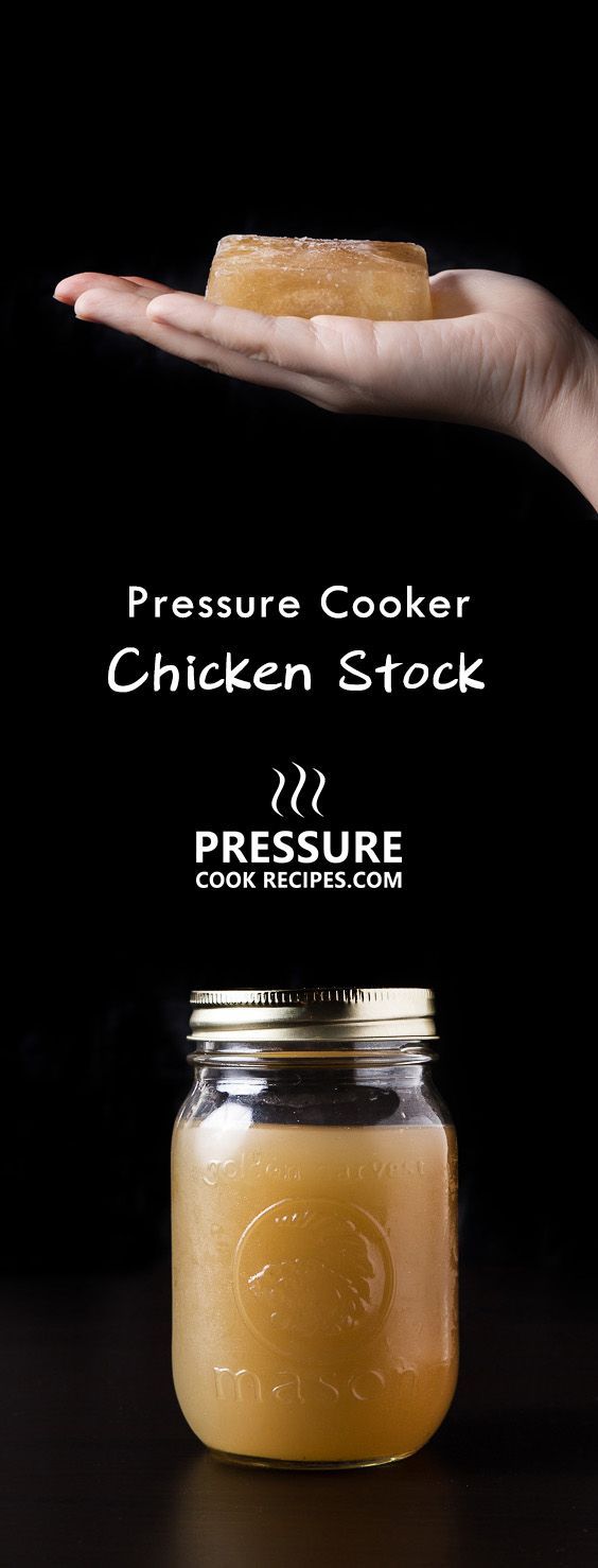 Easy Pressure Cooker Chicken Stock