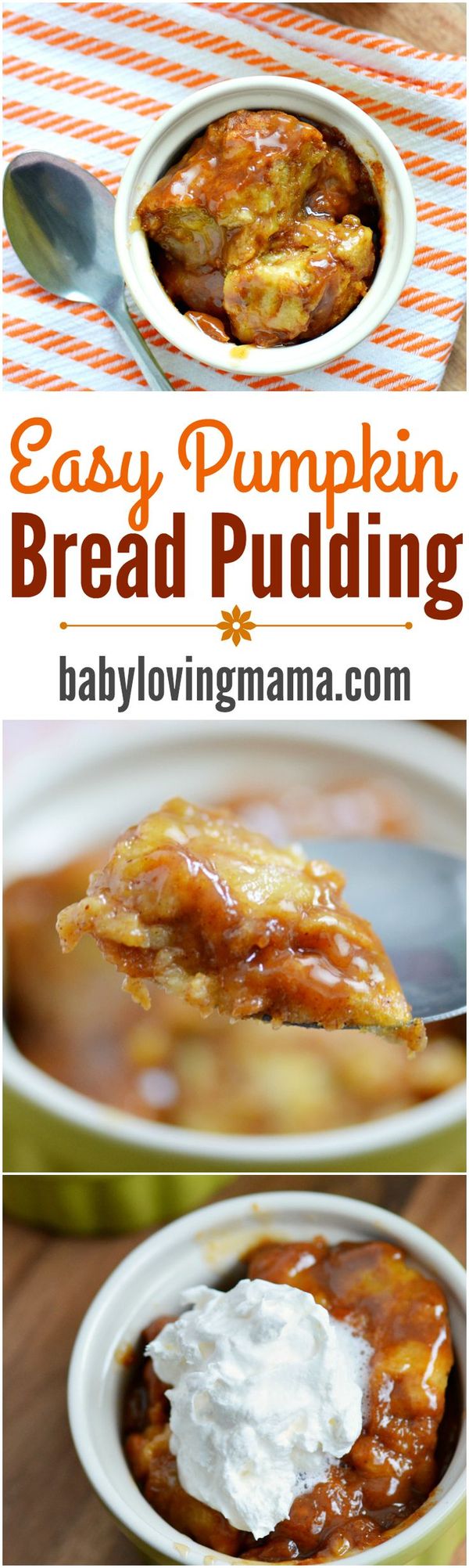 Easy Pumpkin Bread Pudding