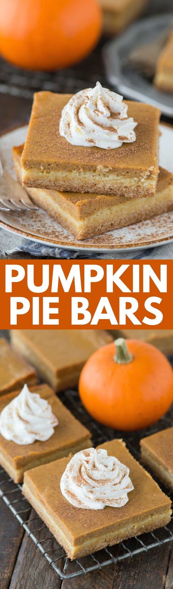 Easy Pumpkin Pie Bars