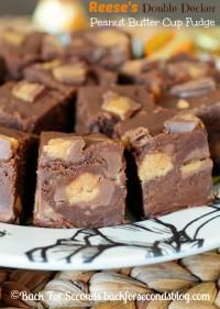 Easy Reese's Double Decker Fudge