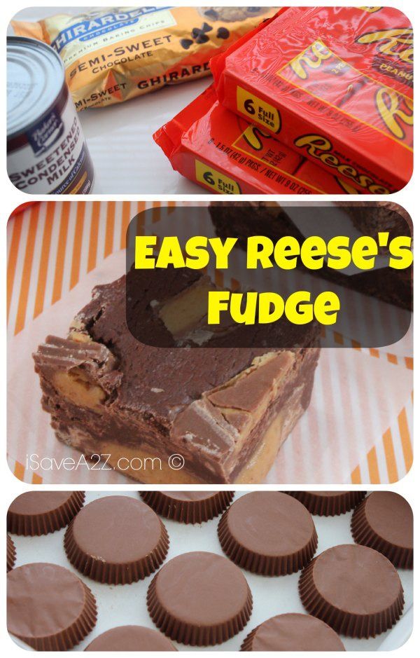 Easy Reese's Fudge