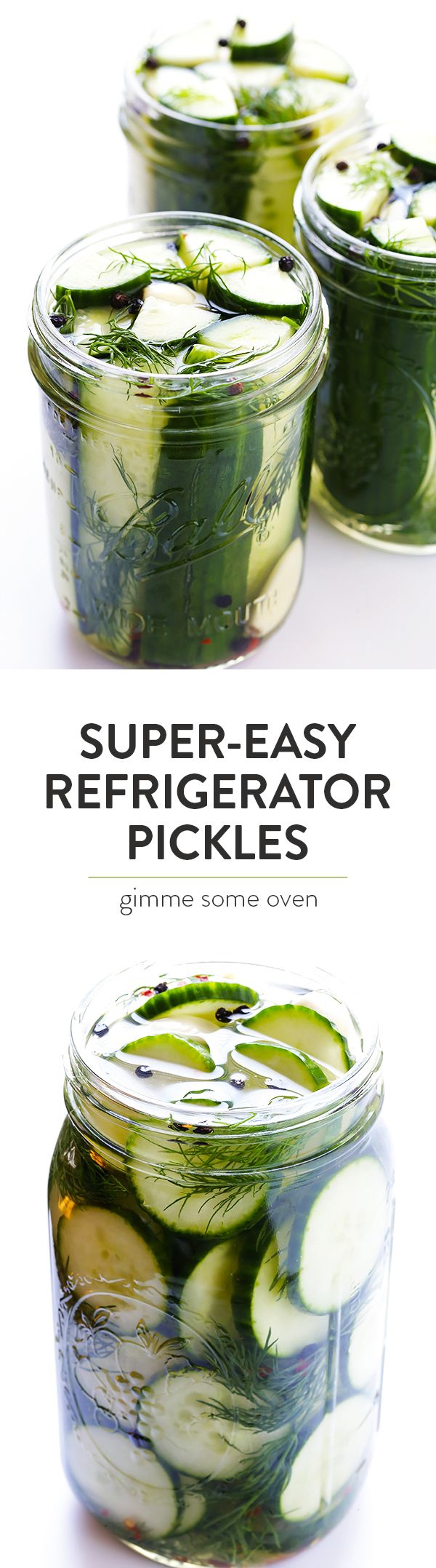 Easy Refrigerator Pickles