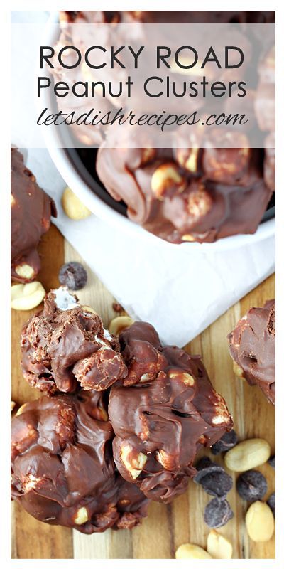 Easy Rocky Road Peanut Clusters